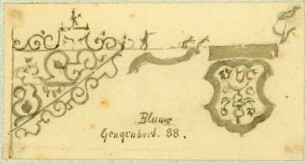 Gengenbach Wirtshausschild Blume
