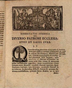 De Diverso Patroni Ecclesiastici Et Laici Ivre