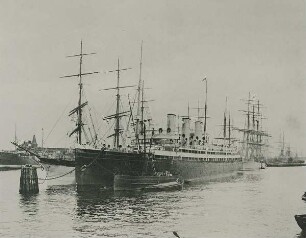Hamburg, Doppelschrauben-Schnelldampfer 'Augusta Victoria'