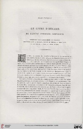 20: Jean Fouquet : le Livre d'heures de maistre Estienne Chevalier