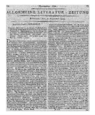 Opuscula ad medicinae historiam pertinentia. Collegit recensuit ediditque J. C. G. Ackermann. Nürnberg: Stein 1797