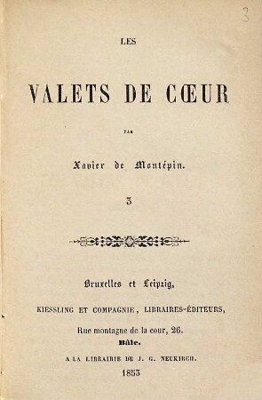 Les valets de coeur, 3
