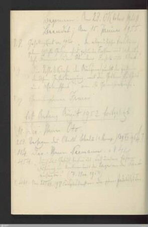Handschriftliche Eintragungen