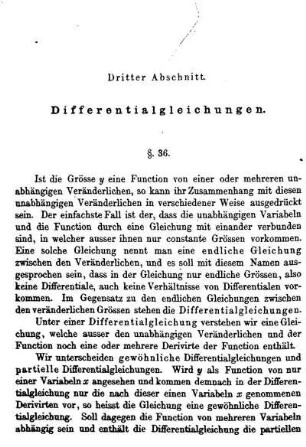 §. 36. Definition und Eintheilung.