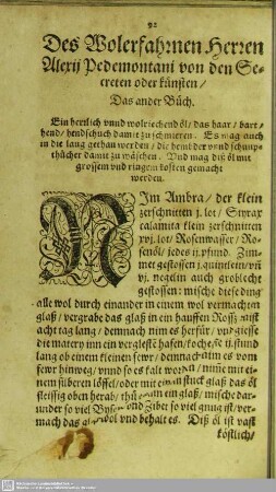 Das ander Büch