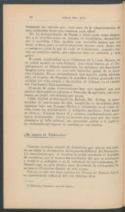 ¿De nuevo el plebiscito?