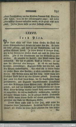 LXXVII. Lord Pitt