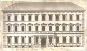 Mühe, Anton; München; Leuchtenberg-Palais - Ansicht
