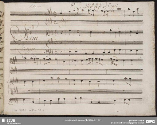 Artaserse. Excerpts - Mus.2973-F-32,4 : S, strings, b