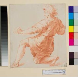 Kniender Mann, nach Raffael