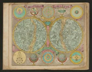 Planisphaerium coeleste : Secundum Restitutionem Hevelianam et Hallejanam