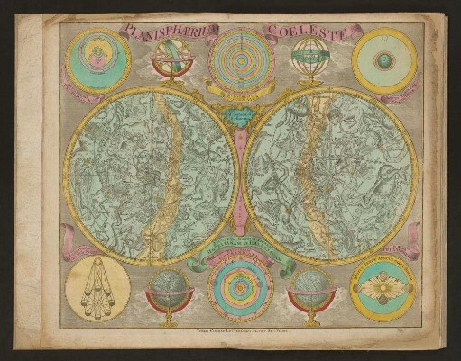 Planisphaerium coeleste : Secundum Restitutionem Hevelianam et Hallejanam