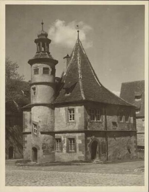 Rothenburg ob der Tauber. Hegereiterhaus im Spitalhof