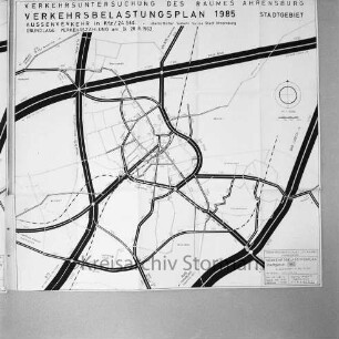 Verkehrsbelastungsplan: für Stadtgebiet