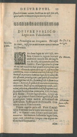De Iure Publico Legis XII. Tabularum.