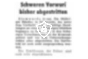 Schweren Vorwurf bisher abgestritten