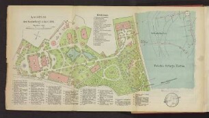 Lageplan der Ausstellung in Kiel 1896.