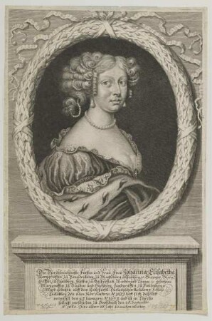 Bildnis der Johanna Elisabetha zu Brandenburg