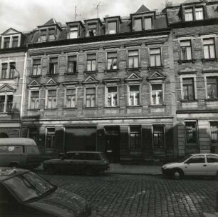 Dresden-Pieschen, Rehefelder Straße 24. Wohnhaus mit Laden (um 1900)
