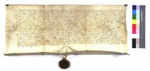 Dietegen von Westersteten, Dechant und Kapitel des Stifts Ellwangen: "Erbbrief für Jacob Burnicklen, Steingrubmüller". (Altrep. S. 55)