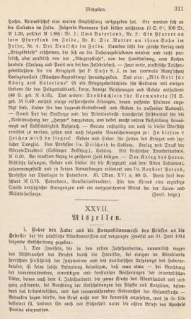 311-312 Miszellen