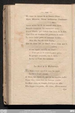 La Mort et le Malheureux.