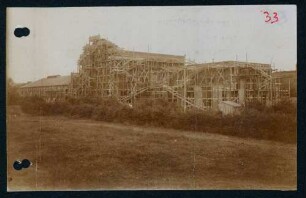 Foto des Rohbaus des Elektrizitätswerkes der 7. Armee in Hirson