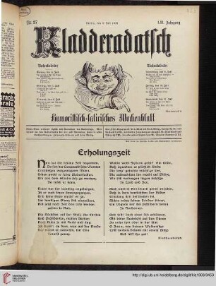 Hefte 27-30, Juli 1908