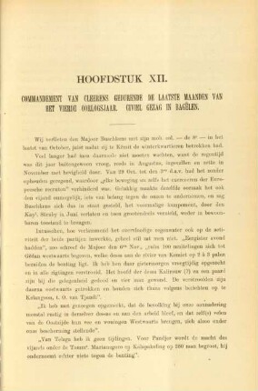 Hoofdstuk XII. Commandement van Cleerens gedurende de laatste maanden van het vierde oorlogsjaar. Civiel gezag in Bagelen