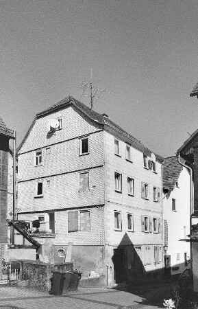 Wohnhaus, Fachwerk; Wächtersbach, Pfarrgasse 2