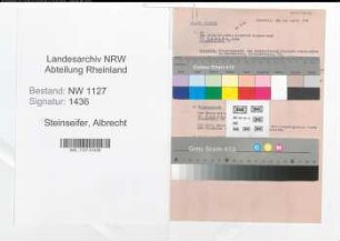 Entnazifizierung Albrecht Steinseifer , geb. 00.00.0000 (Bankkaufmann)