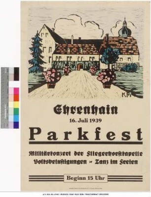 Originaltitel: Ehrenhain Parkfest 16. Juli 1939