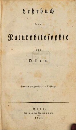 Lehrbuch der Naturphilosophie