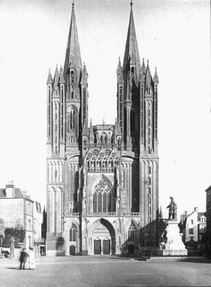 Coutances (Manche), Kathedrale, Westfassade