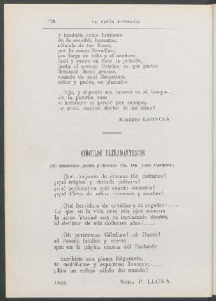 Circulos ultradantescos