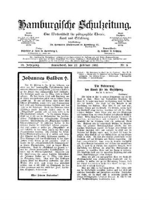 Die Bedeutung der Kunst für die Erziehung : (Fortsetzung)