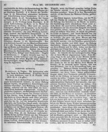 Daniels, C. D.: Die Insurgenten oder Eine Nacht in Griechenland. Tragisches Drama in zwei Aufzügen. Halberstadt: Vogler 1826