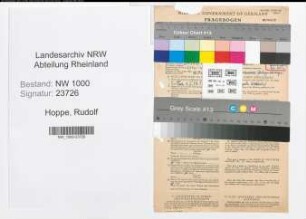 Entnazifizierung Rudolf Hoppe, geb. 02.11.1910 (Arzt)