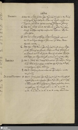 Iunius 1654.