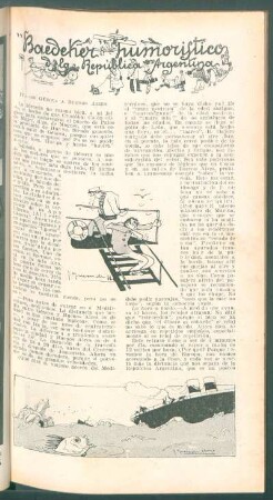Baedeker humorístico de la República Argentina : IV - De Génova a Buenos Aires