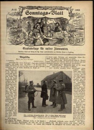 Ausgabe vom Sonntag, den 21. März 1915.