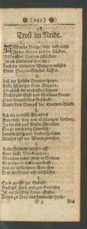 98. Trost im Neide