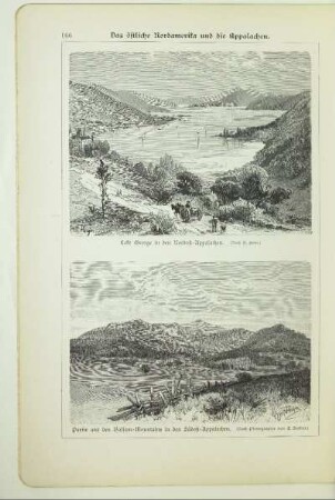 Partie aus den Malsam-Mountains in den Südost-Appalachen
