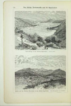 Partie aus den Malsam-Mountains in den Südost-Appalachen