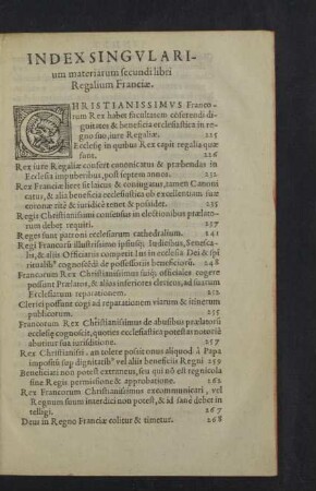Index singularium