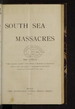 South Sea massacres