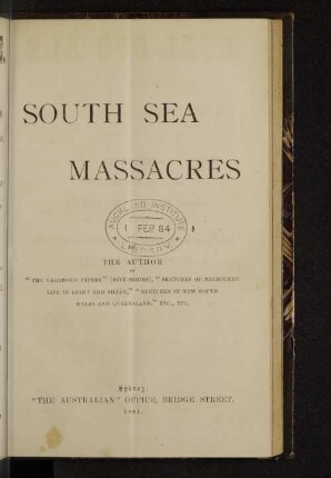 South Sea massacres