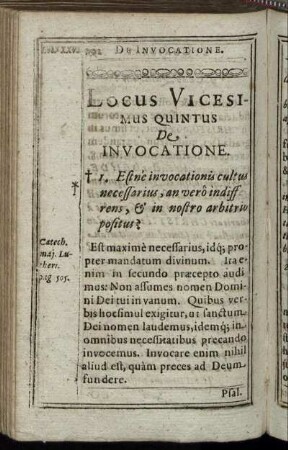 Locus Vicesimus Quintus [ - ] Locus Vicesimus Sextus.