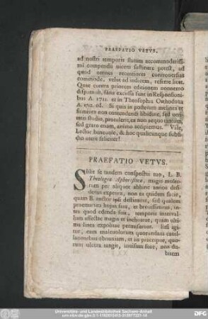 Praefatio Vetus.