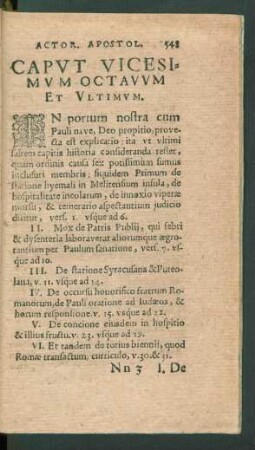 Caput Vigesimum Octavum Et Ultimum.
